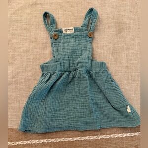 Blue Kids Suspender Skirt